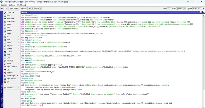 Script DHCP y colas dinámicas en Mikrotik