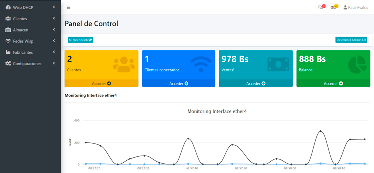 Administrar clientes desde la Plataforma Redes Wisp en un router Mikrotik