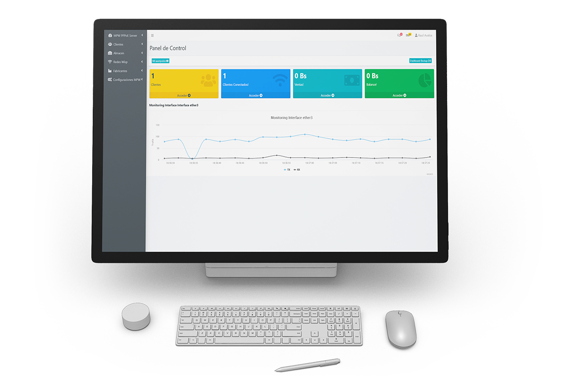 Sistema Estándar WISP con Mikrotik