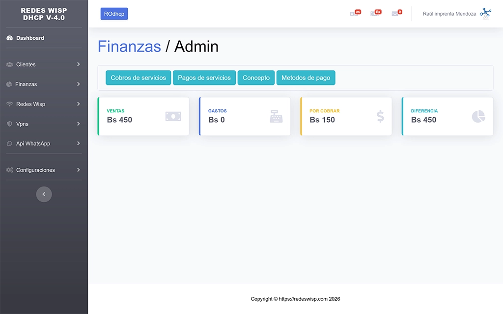 Sistema profesional WISP con Mikrotik