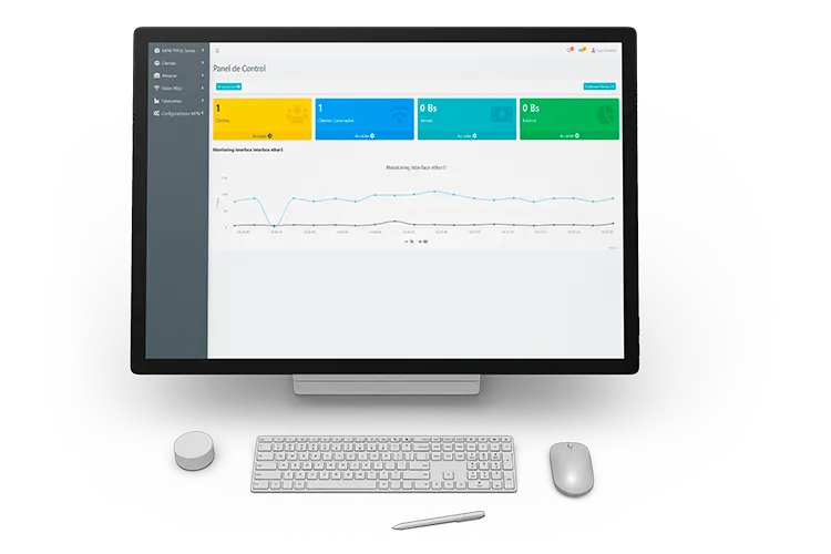 Sistema wisp infinito ip estática